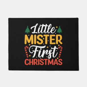 Little Mister First Christmas - Funny Christmas Doormat