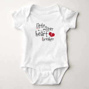 Little Mister Heartbreaker Baby Boy Bodysuit