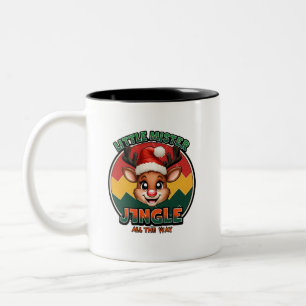 Little Mister Jingle All The Way Two-Tone Coffee Mug
