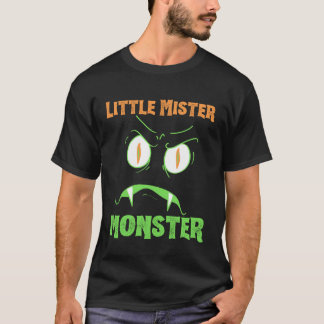 Little Mister Monster Halloween Boys Costume Funny T-Shirt