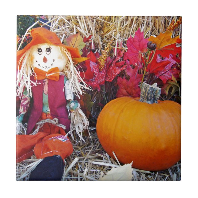 Little Mister Scarecrow Tile (Front)