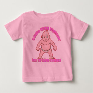 Little MMA Fighter Baby Shirt
