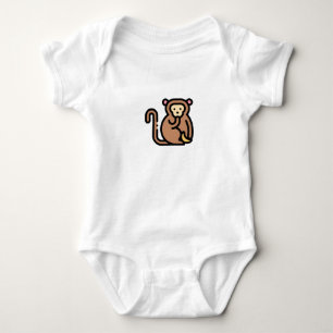 Little Monkey Baby Bodysuit