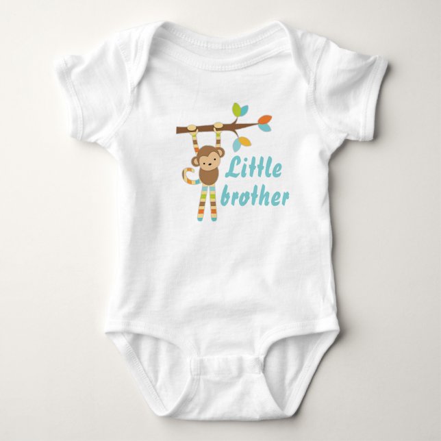Little monkey boy infant tee shirt (Front)