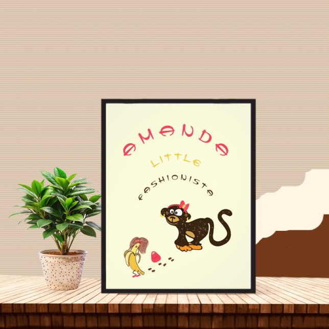 Little monkey photo print (Creator Uploaded)
