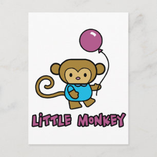 Little Monkey Postcard