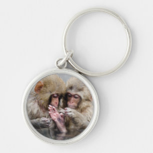 Little Monkeys Hot Springs, Japan Key Ring