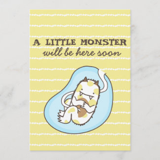Little Monster Baby Shower Invitation (boy)