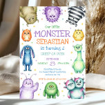 Little Monster Birthday Invitation<br><div class="desc">Little Monster Birthday Invitation</div>