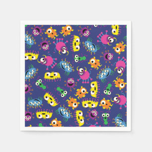 Little Monster Birthday Party Napkin