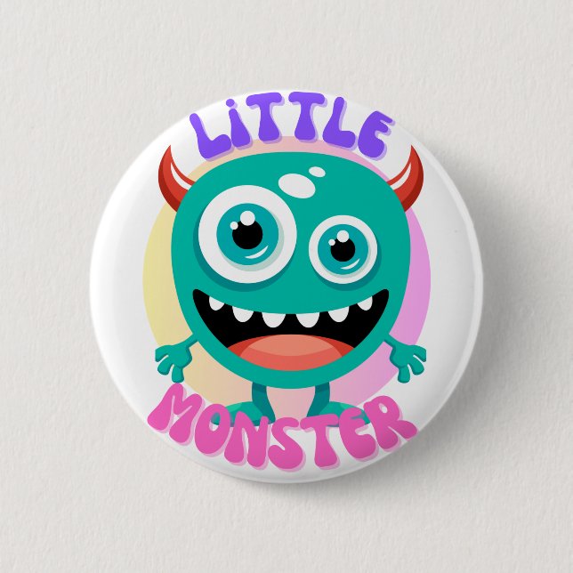 Little Monster Button (Front)