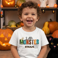 little Monster Halloween 2026personalized toddler