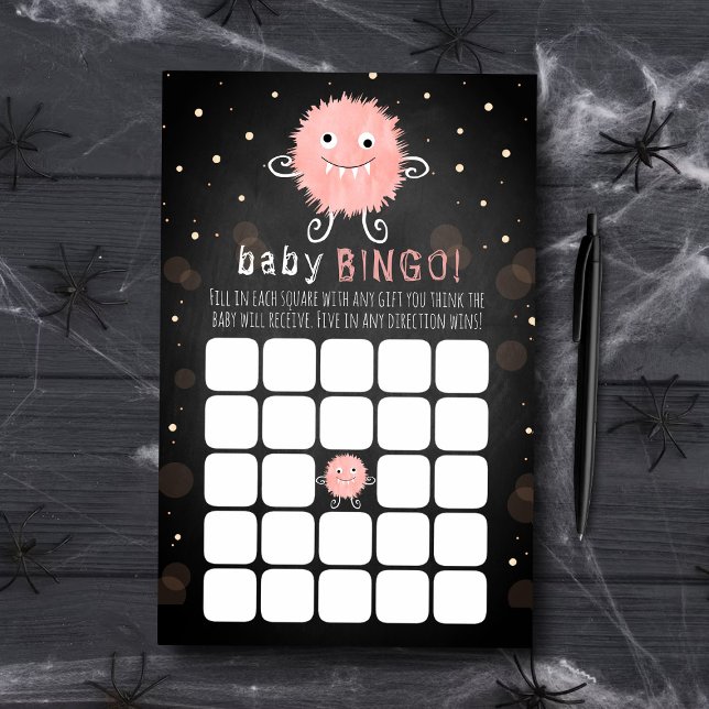 Little Monster Halloween Baby Shower Bingo (Creator Uploaded)