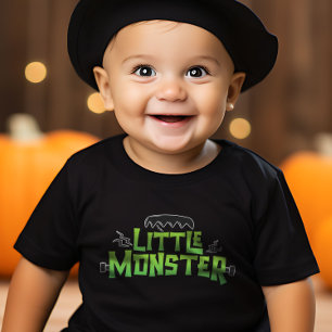 Little Monster Halloween Family Matching Funny  Toddler T-Shirt