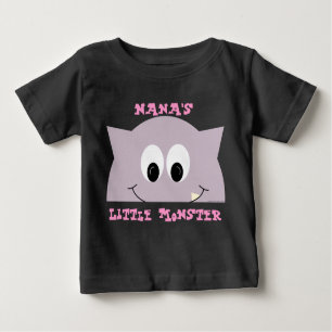 Little Monster In Lilac Baby T-Shirt