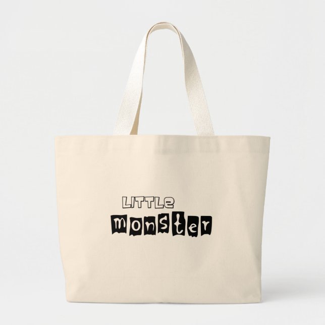 Little Monster Large Tote Bag (Front)