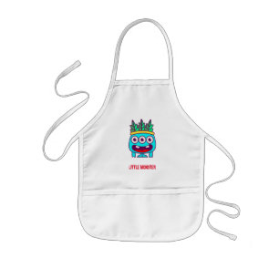 Little Monster (personalizable text) Kids Apron
