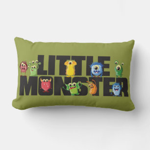 Little Monster Polyester Throw Pillow13" x 21" Lumbar Cushion