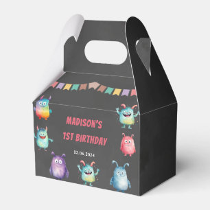 Little Monster Themed Birthday Party Favour Boxes