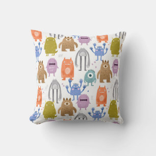 Little monsters kids nursery cushion