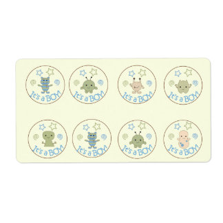 Little Monsters Peeking Chocolate Kiss Favour Tags