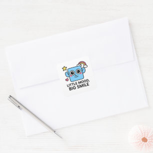 Little Mood Big Smile - Cute Smilo sticker sheet.