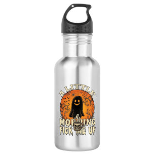 Little Morning Pick Me Up Halloween Ghost Skull Mu 532 Ml Water Bottle