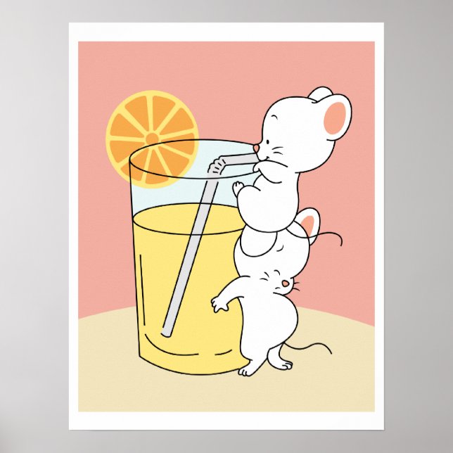 Little Mouse helping each other Poster (Front)