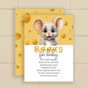 Little mouse in cheese books for baby ticket enclosure card
