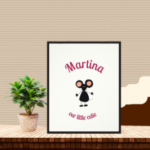 Little mouse photo print