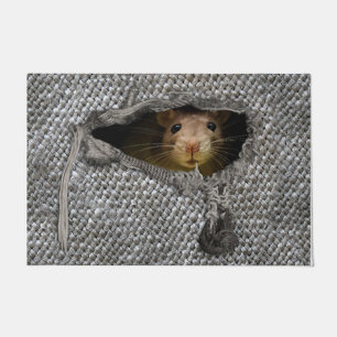Little Mouse Picture Doormat, Cute Animals Doormat