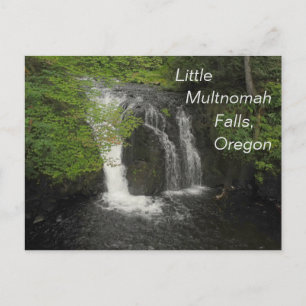 Little Multnomah Falls Oregon Photo Postcard