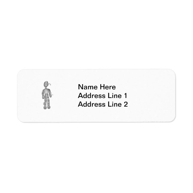 Little Mummy Return Address Label (Front)