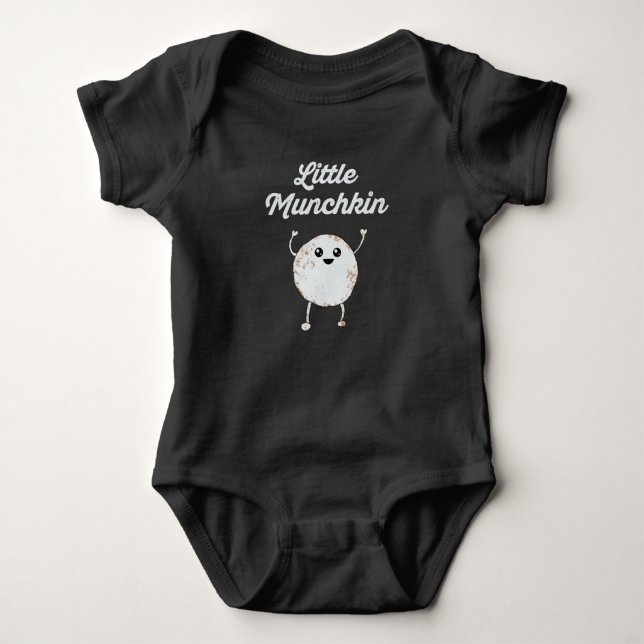 Little Munchkin Funny Doughnut Infant Baby Bodysuit (Front)