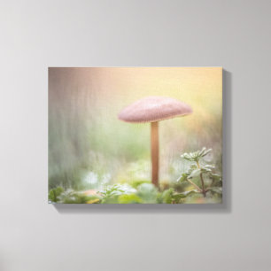 Little Mushroom Nature Photo Canvas Print