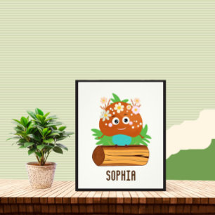 Little mushroom photo print