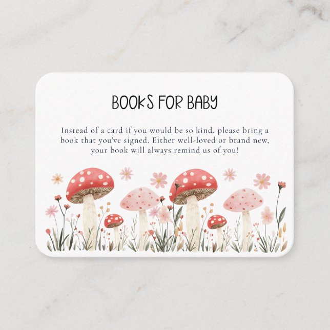 Little Mushroom Wildflower Baby Shower Enclosure  (Front)