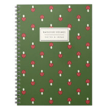 Little Mushrooms (Green) Notebook