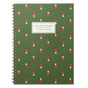 Little Mushrooms (Green) Notebook