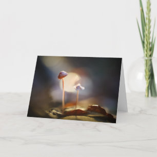Little Mushrooms Nature Photo Card