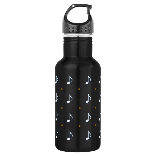 little musical notes 532 ml water bottle (Front)