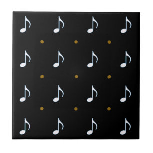 little musical notes ceramic tile