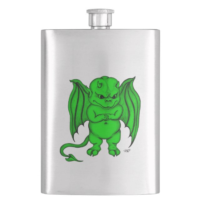 Little nasty Devil Hip Flask (Front)