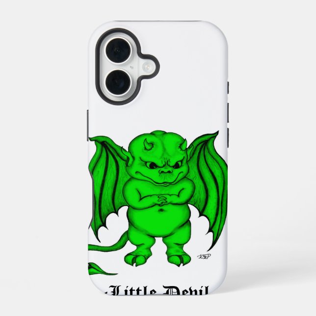 Little nasty Devil iPhone 16 Case (Back)
