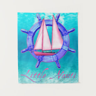 Little Nauti Funny Sail Tapestry