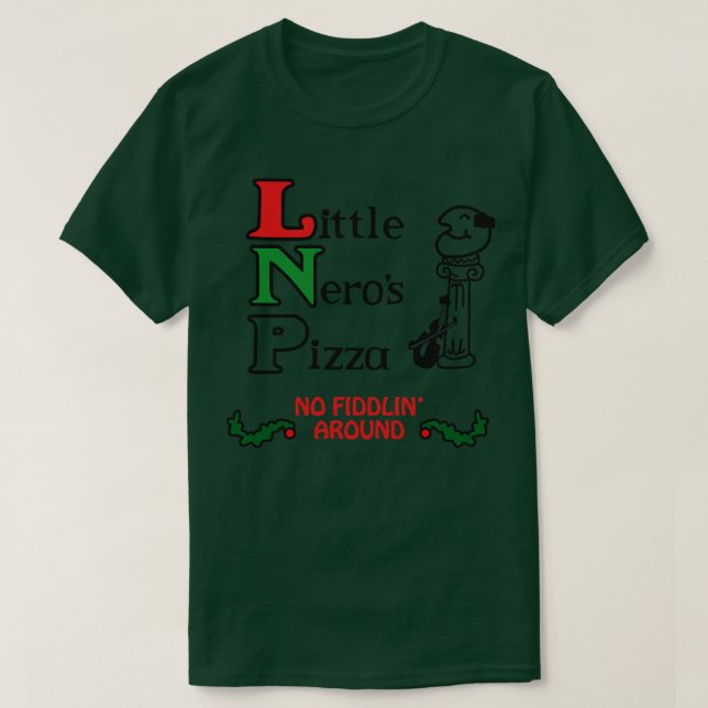 Little Neros Pizza T-Shirt (Design Front)
