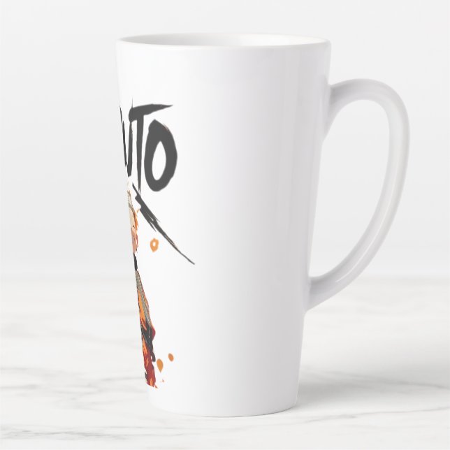 Little Ninja, Big Dreams Smile of a Shinobi Hidden Latte Mug (Right)