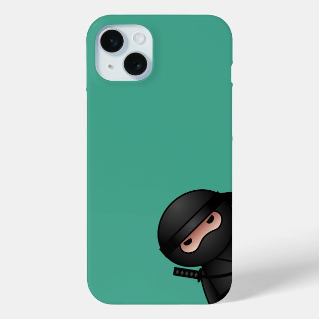 Little Ninja Warrior on Green Case-Mate iPhone Case (Back)