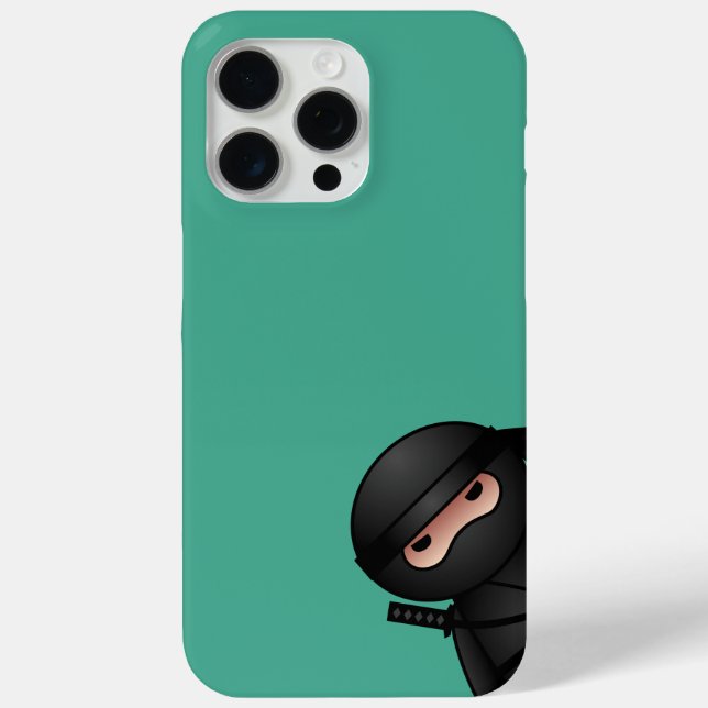 Little Ninja Warrior on Green Case-Mate iPhone Case (Back)