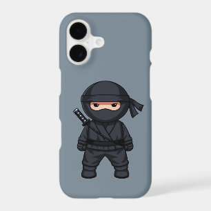 Little Ninja Warrior on Grey